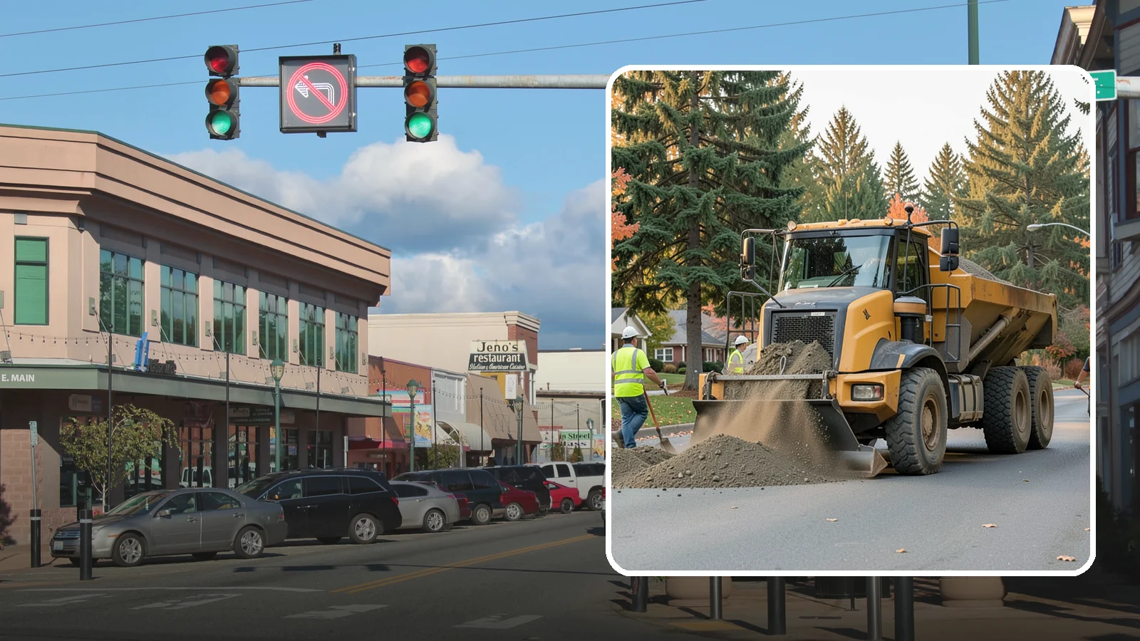 Dump Truck Hauling in Monroe, Snohomish County, WA - Material hauling for aggregate, spoils, and debris to and from municipal job sites.