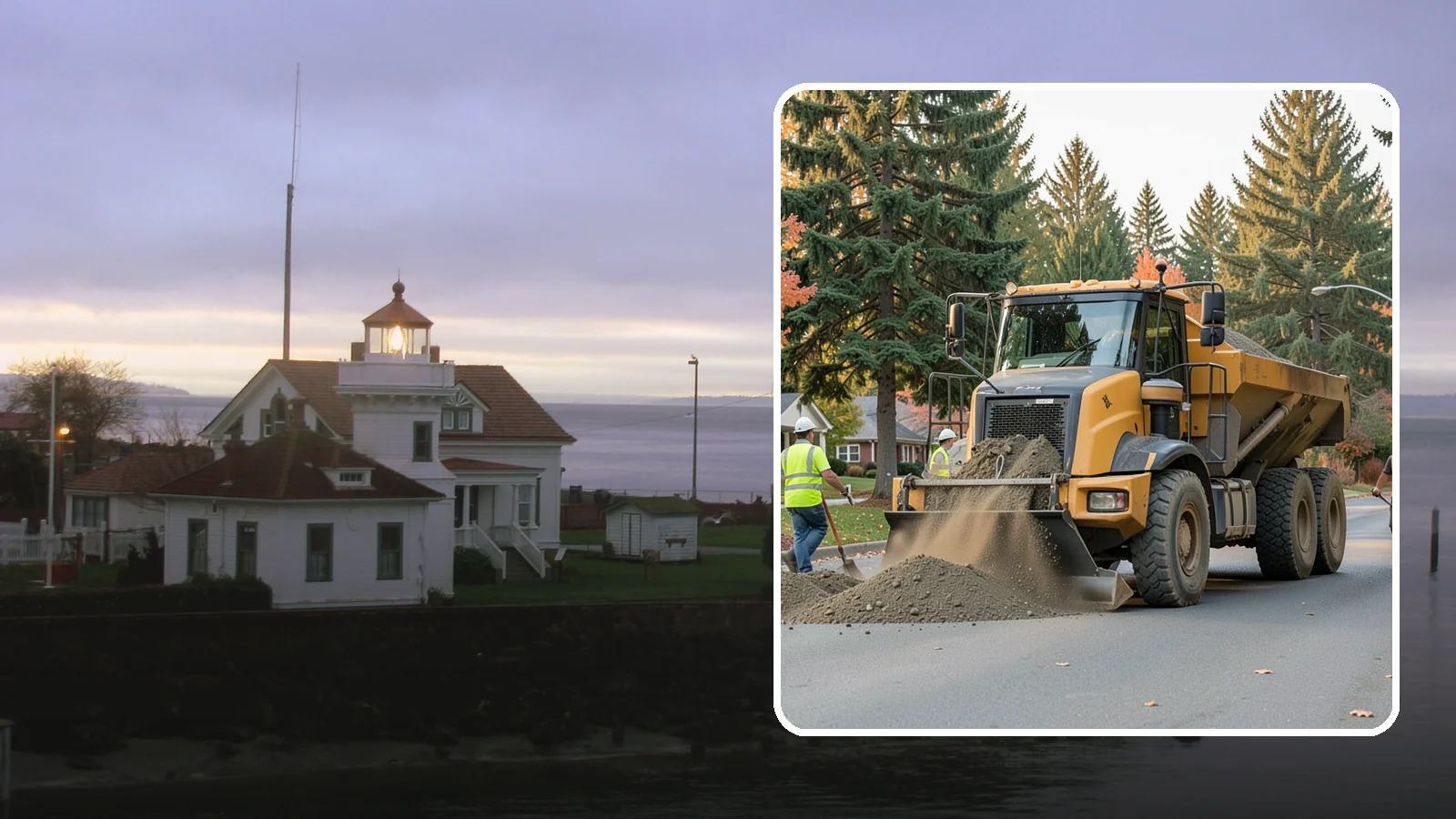 Dump Truck Hauling in Mukilteo, Snohomish County, WA - Material hauling for aggregate, spoils, and debris to and from municipal job sites.