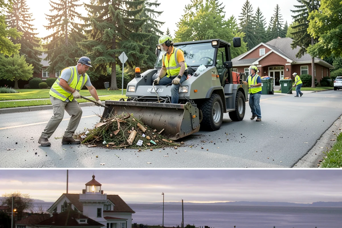 Dump Truck Hauling in Mukilteo, Snohomish County, WA - Hauling for paving and grading concentrates in the drier construction months.