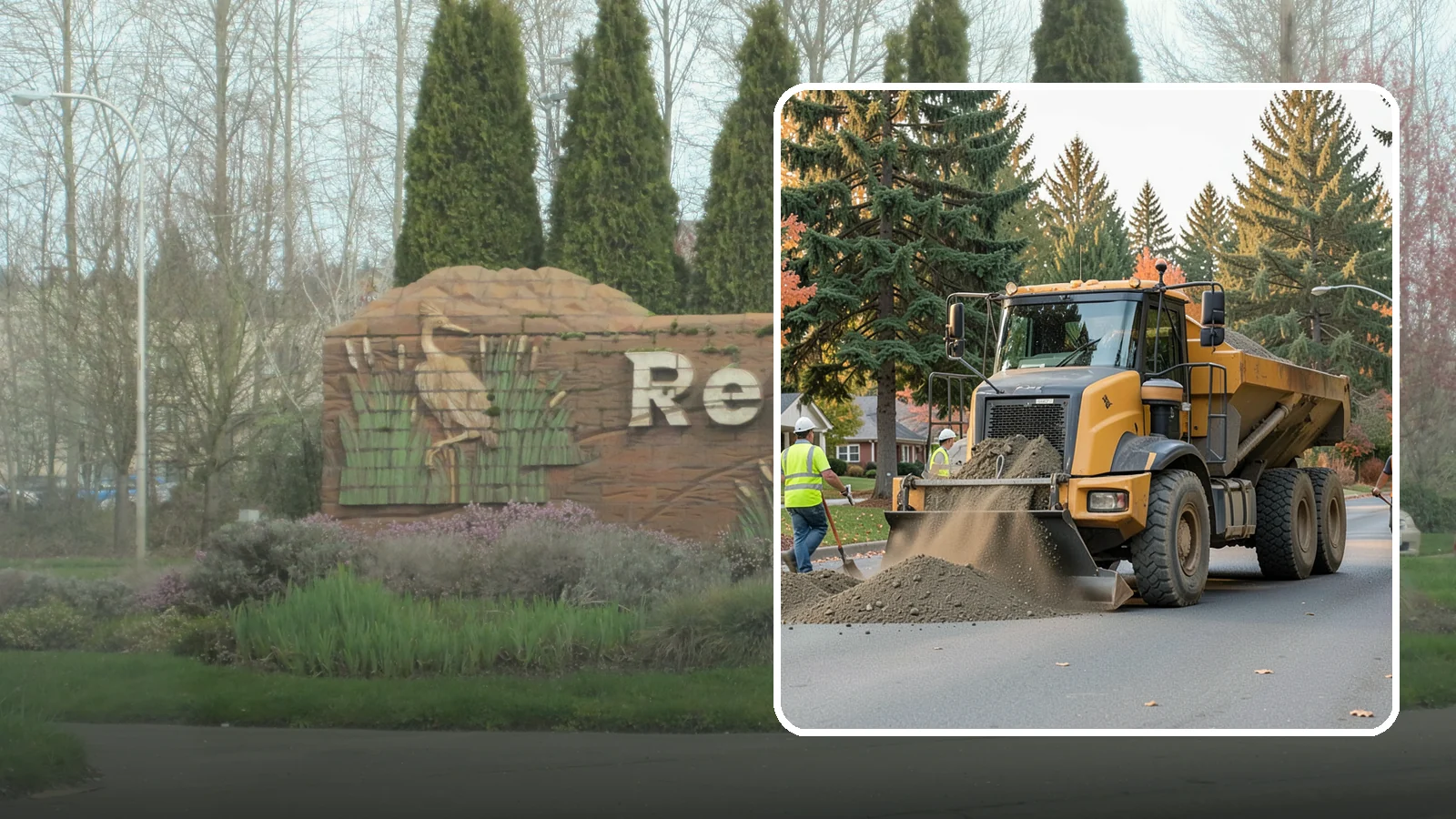 Dump Truck Hauling in Renton, King County, WA - Material hauling for aggregate, spoils, and debris to and from municipal job sites.
