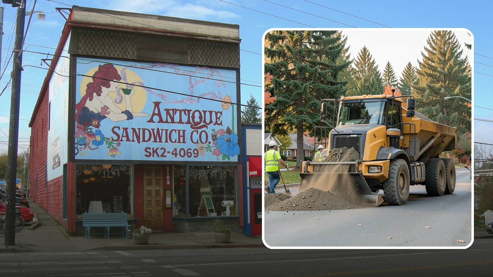 Dump Truck Hauling in Ruston, Pierce County, WA - Material hauling for aggregate, spoils, and debris to and from municipal job sites.