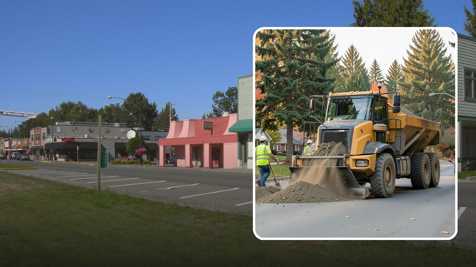Dump Truck Hauling in Snoqualmie, King County, WA - Material hauling for aggregate, spoils, and debris to and from municipal job sites.