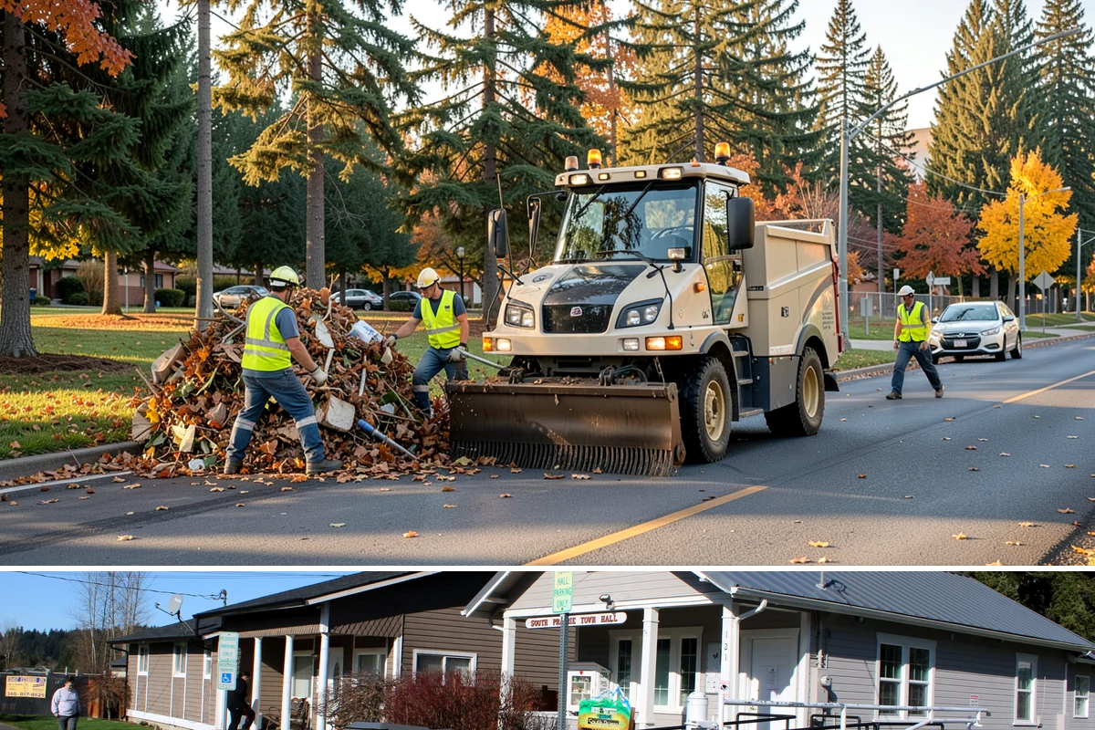 Dump Truck Hauling in South Prairie, Pierce County, WA - Hauling for paving and grading concentrates in the drier construction months.