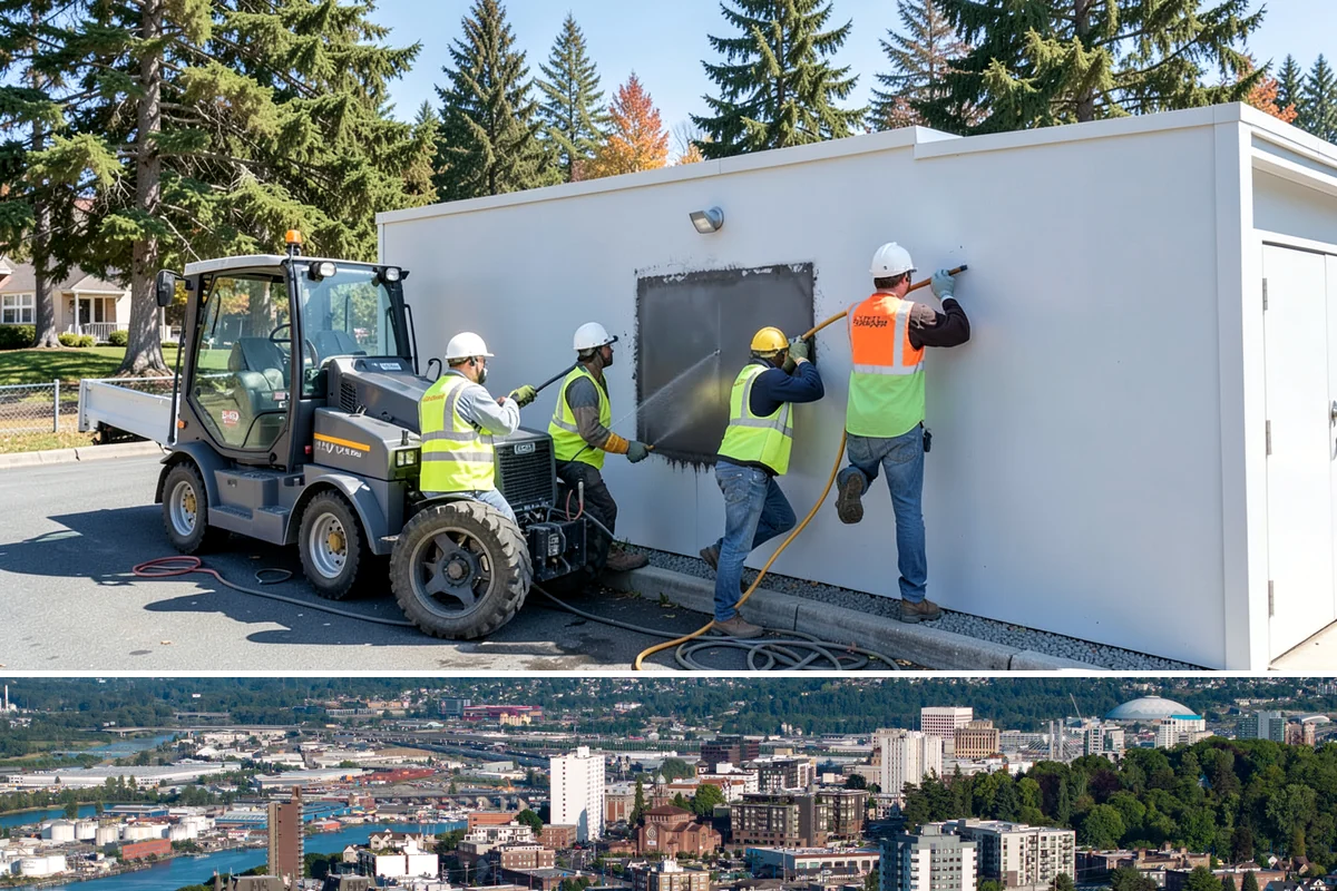 Dump Truck Hauling in Tacoma, Pierce County, WA - Hauling for paving and grading concentrates in the drier construction months.