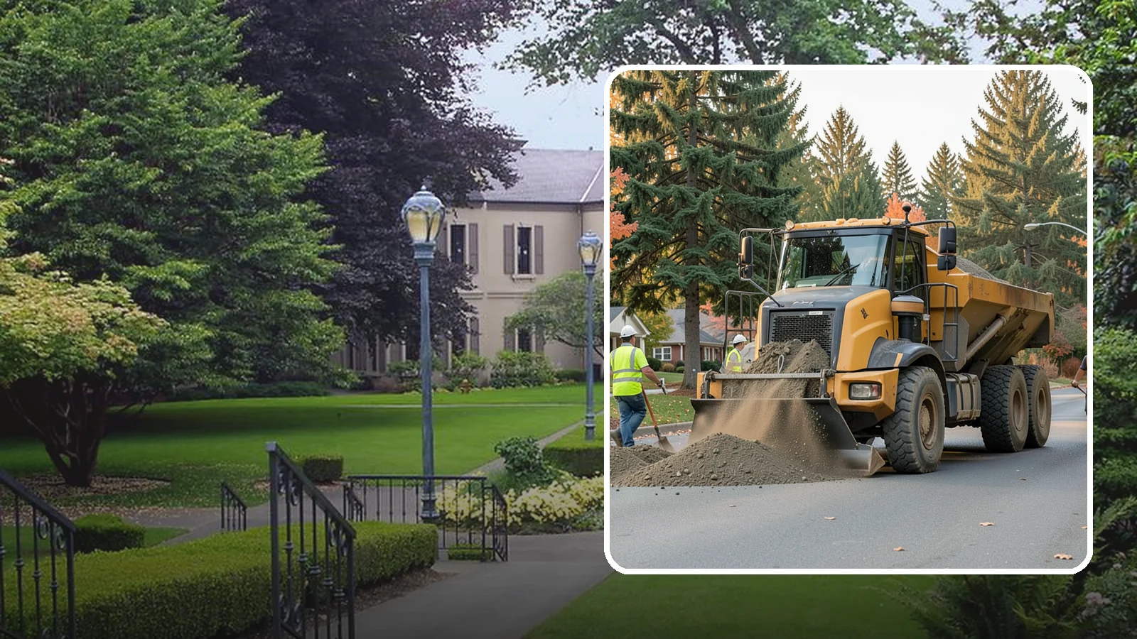Dump Truck Hauling in Woodinville, King County, WA - Material hauling for aggregate, spoils, and debris to and from municipal job sites.
