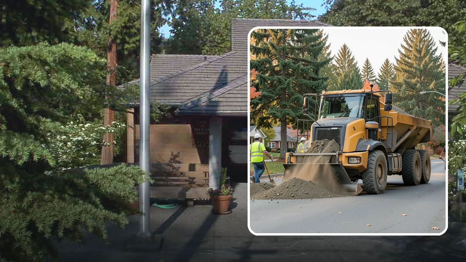 Dump Truck Hauling in Yarrow Point, King County, WA - Material hauling for aggregate, spoils, and debris to and from municipal job sites.
