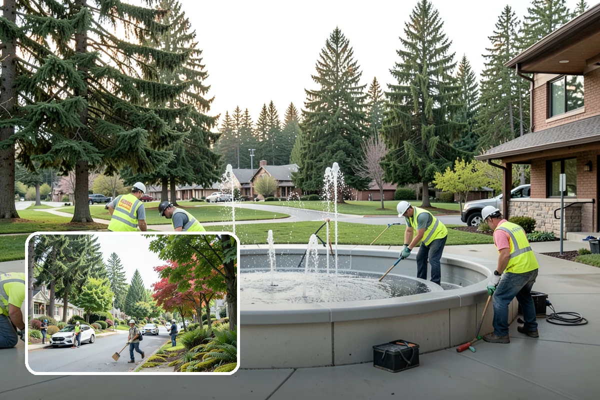 Dumpster Pad Cleaning in Beaux Arts Village, King County, WA - Controls odor and deters pests at refuse enclosures