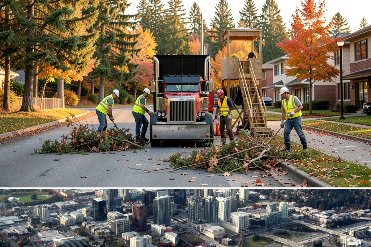 Dumpster Pad Cleaning in Bellevue, King County, WA - Dumpster-pad cleaning benefits from increased frequency in warm summer months when odor and pest activity peak, but is valuable...