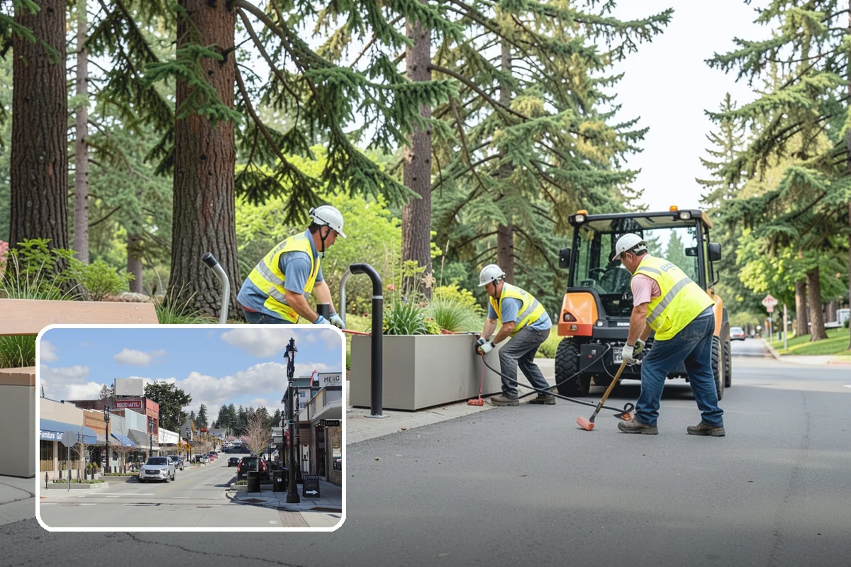 Dumpster Pad Cleaning in Bothell, King County, WA - Controls odor and deters pests at refuse enclosures