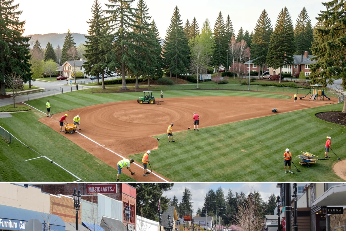 Dumpster Pad Cleaning in Bothell, King County, WA - Dumpster-pad cleaning benefits from increased frequency in warm summer months when odor and pest activity peak, but is valuable...