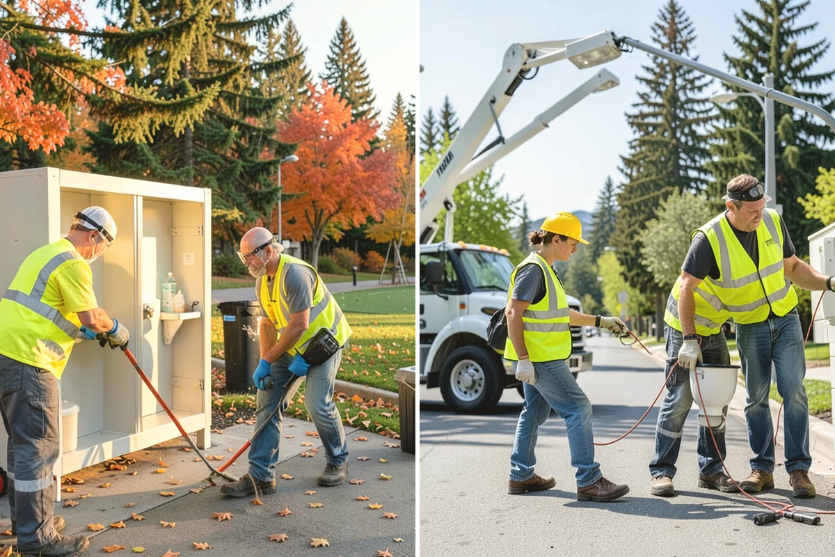 Dumpster Pad Cleaning in Burien, King County, WA - Coordinate timing around collection and enclosure access