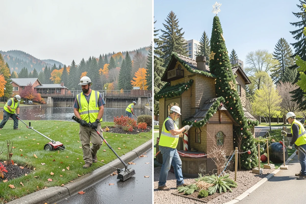 Dumpster Pad Cleaning in Carbonado, Pierce County, WA - Coordinate timing around collection and enclosure access