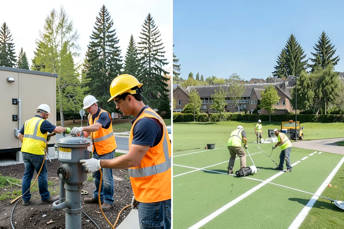 Dumpster Pad Cleaning in DuPont, Pierce County, WA - Coordinate timing around collection and enclosure access
