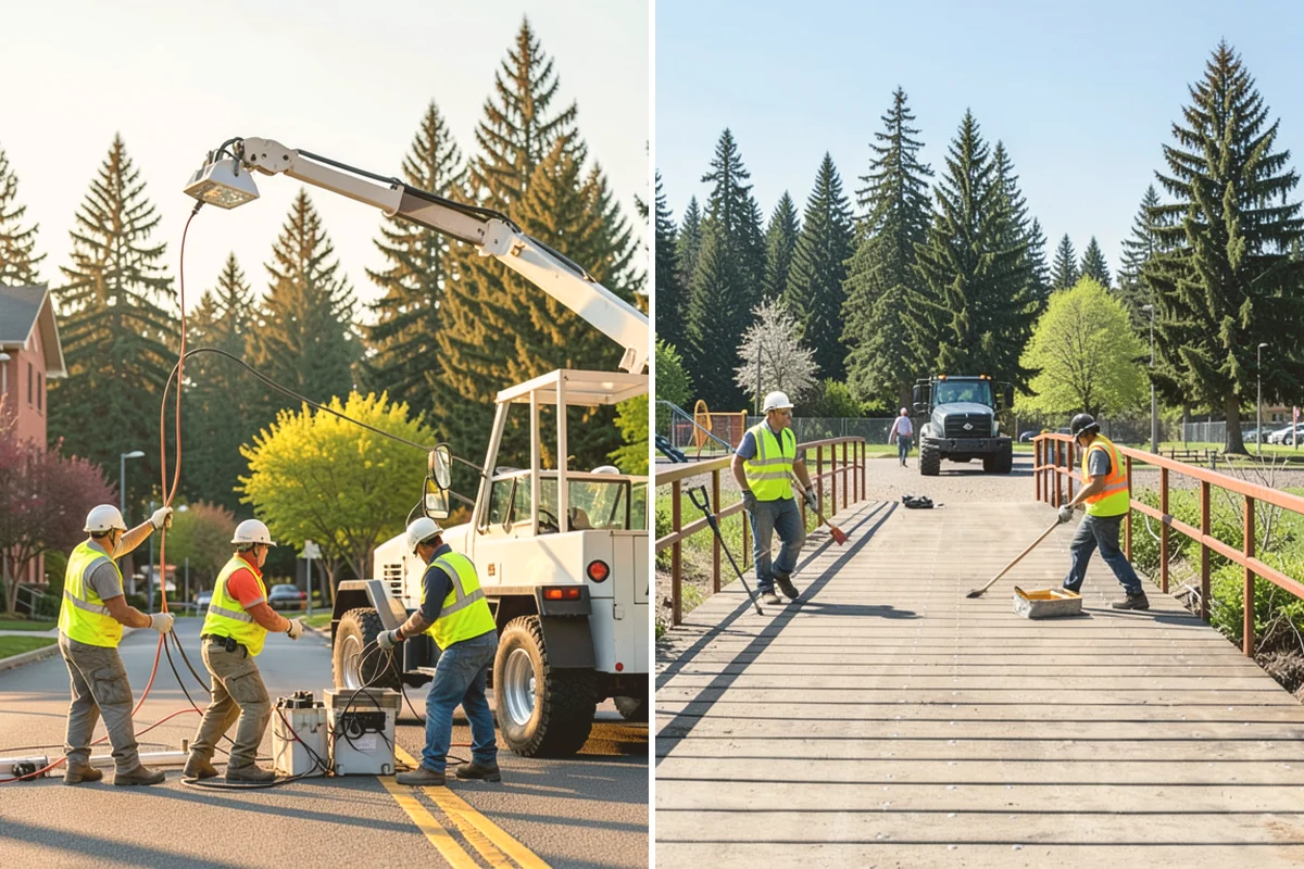 Dumpster Pad Cleaning in Fife, Pierce County, WA - Coordinate timing around collection and enclosure access