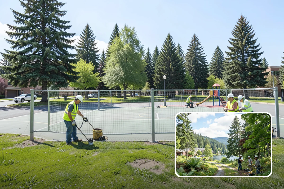 Dumpster Pad Cleaning in Lake Forest Park, King County, WA - Controls odor and deters pests at refuse enclosures