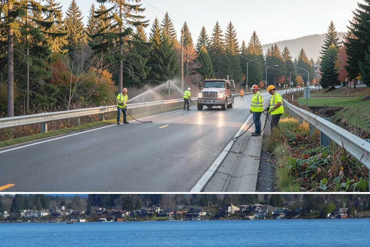 Dumpster Pad Cleaning in Lake Stevens, Snohomish County, WA - Dumpster-pad cleaning benefits from increased frequency in warm summer months when odor and pest activity peak, but is valuable...