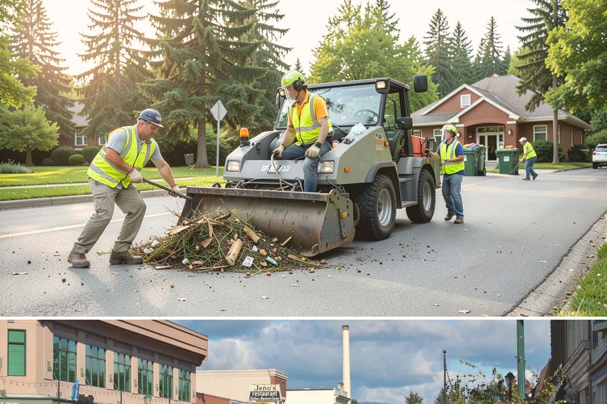 Dumpster Pad Cleaning in Monroe, Snohomish County, WA - Dumpster-pad cleaning benefits from increased frequency in warm summer months when odor and pest activity peak, but is valuable...
