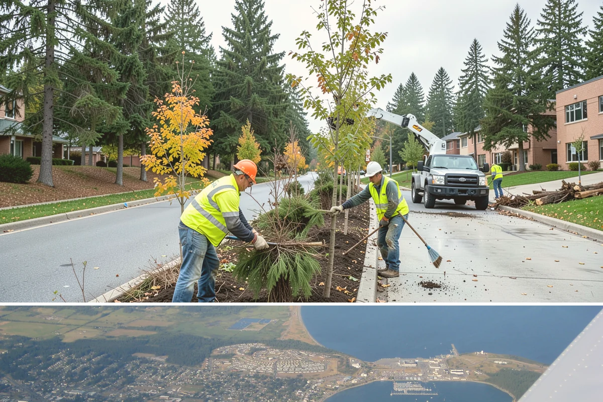 Dumpster Pad Cleaning in Oak Harbor, Island County, WA - Dumpster-pad cleaning benefits from increased frequency in warm summer months when odor and pest activity peak, but is valuable...