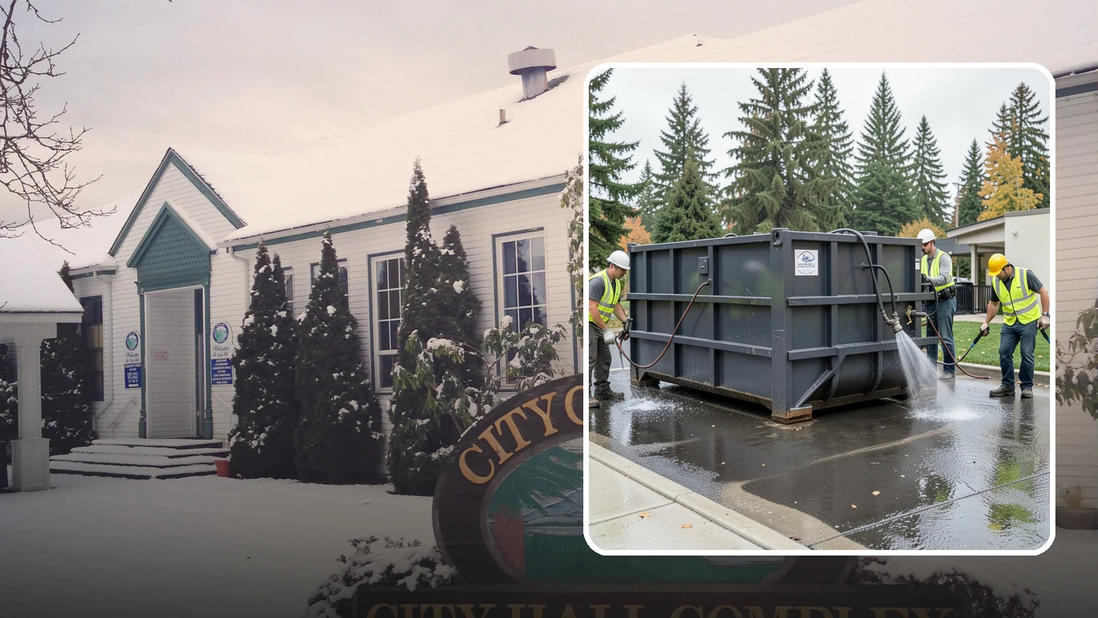 Dumpster Pad Cleaning in Pacific, King County, WA - Degrease and sanitize dumpster pads and enclosures to control odor, pests, and leachate staining.