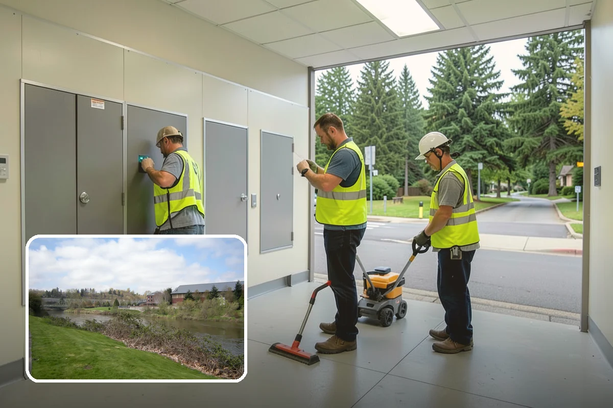 Dumpster Pad Cleaning in Tukwila, King County, WA - Controls odor and deters pests at refuse enclosures