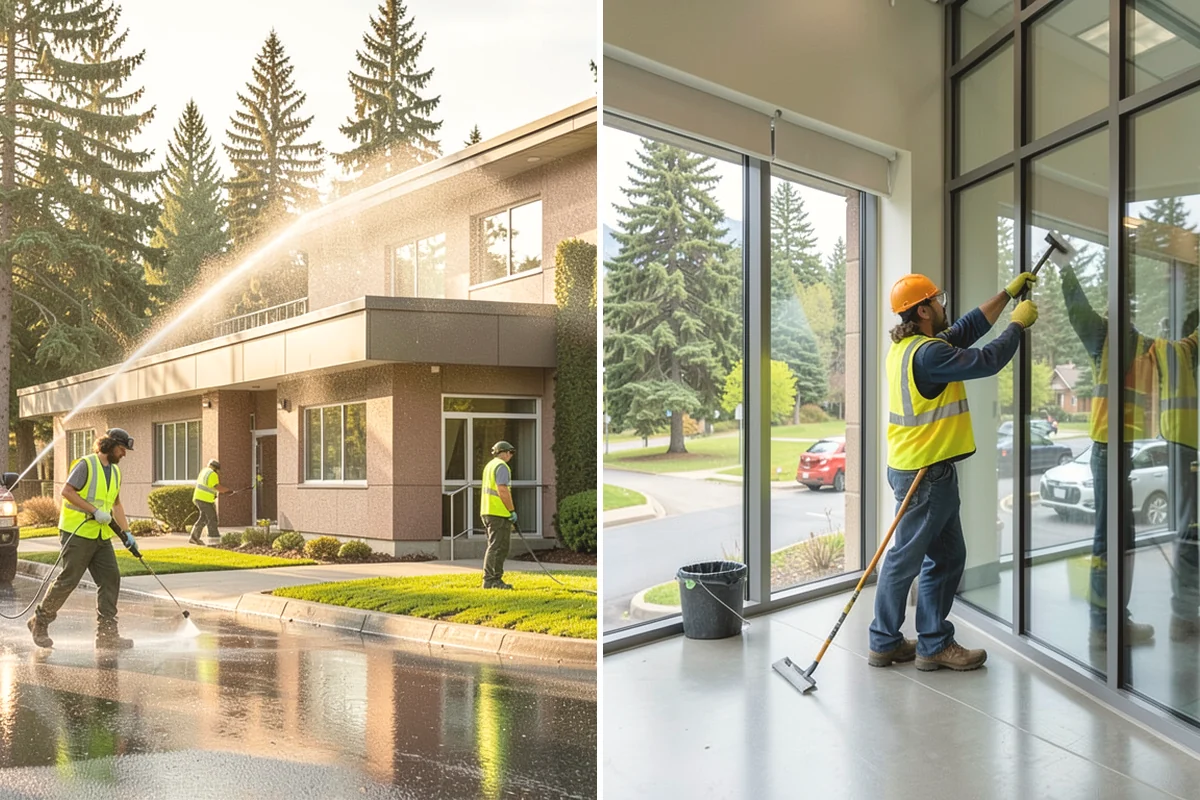 Dumpster Pad Cleaning in University Place, Pierce County, WA - Coordinate timing around collection and enclosure access