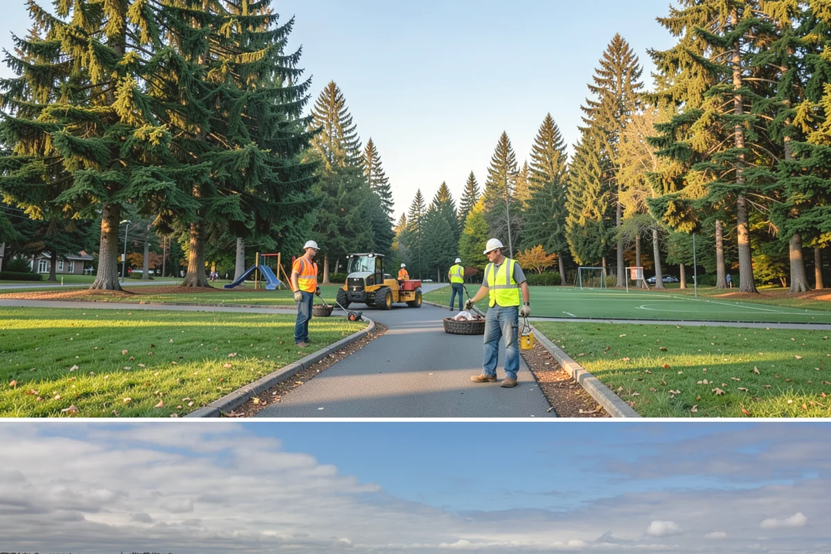 Dumpster Pad Cleaning in University Place, Pierce County, WA - Dumpster-pad cleaning benefits from increased frequency in warm summer months when odor and pest activity peak, but is valuable...