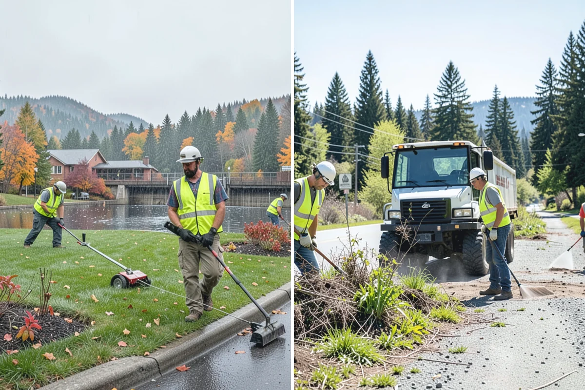 Dumpster Pad Cleaning in Woodinville, King County, WA - Coordinate timing around collection and enclosure access