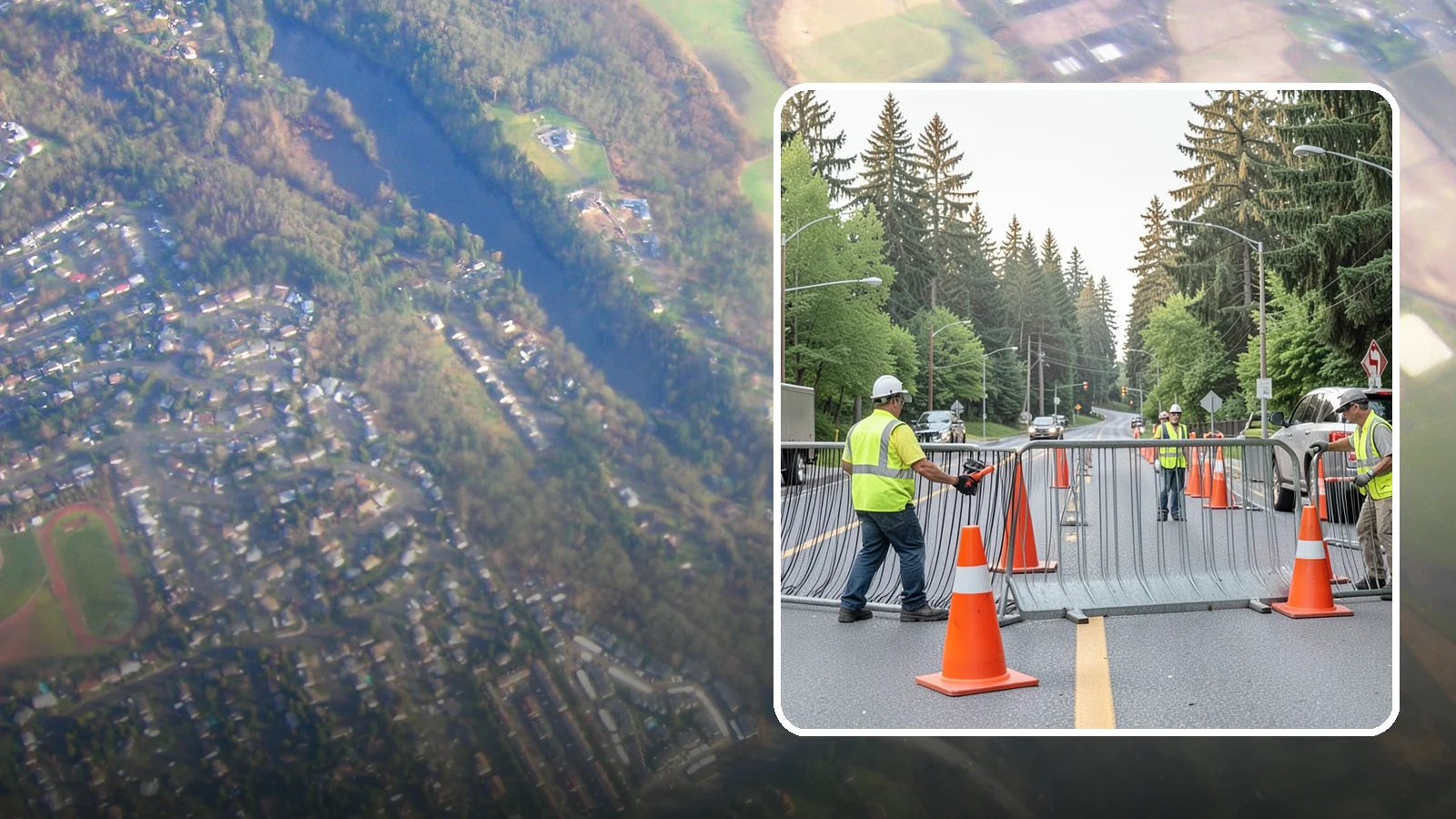 Emergency Barricades in Algona, King County, WA - Rapid deployment of barricades to secure hazards, close failed roadways, and protect the public during incidents.