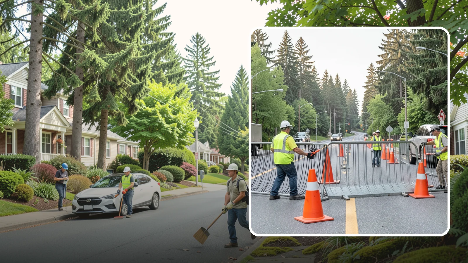 Emergency Barricades in Beaux Arts Village, King County, WA - Rapid deployment of barricades to secure hazards, close failed roadways, and protect the public during incidents.