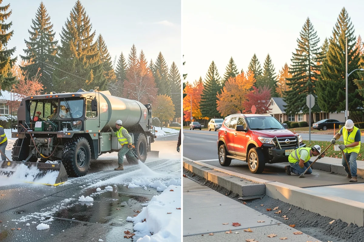 Emergency Barricades in Edgewood, Pierce County, WA - Confirm hazard location and required closure extent with agency staff