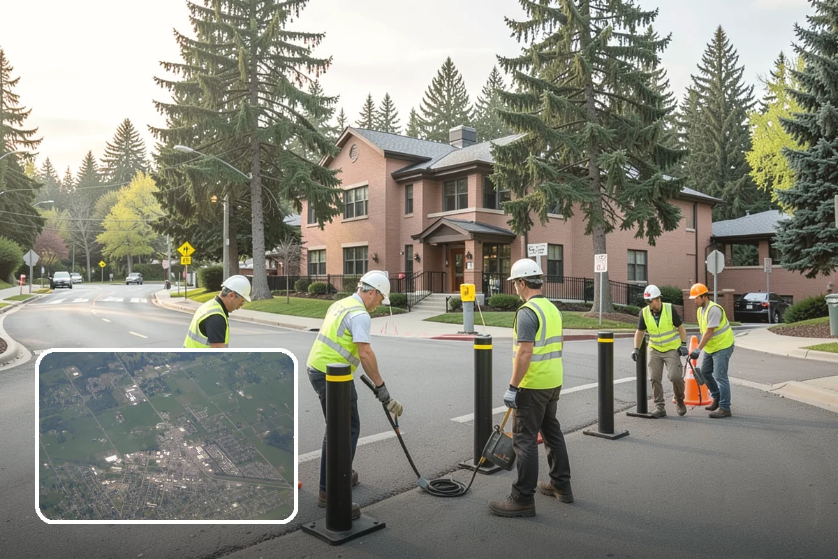 Emergency Barricades in Enumclaw, King County, WA - Secures hazardous areas within hours using compliant devices