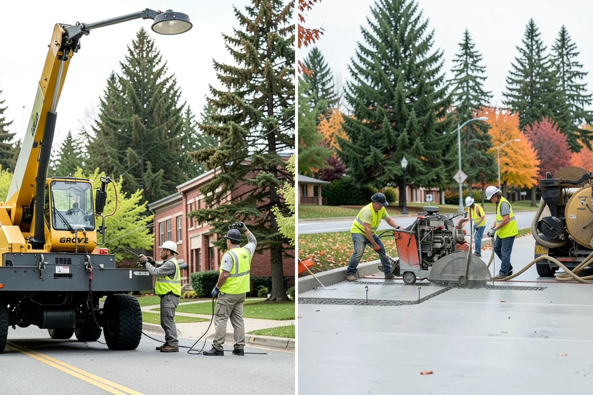 Emergency Barricades in Federal Way, King County, WA - Confirm hazard location and required closure extent with agency staff