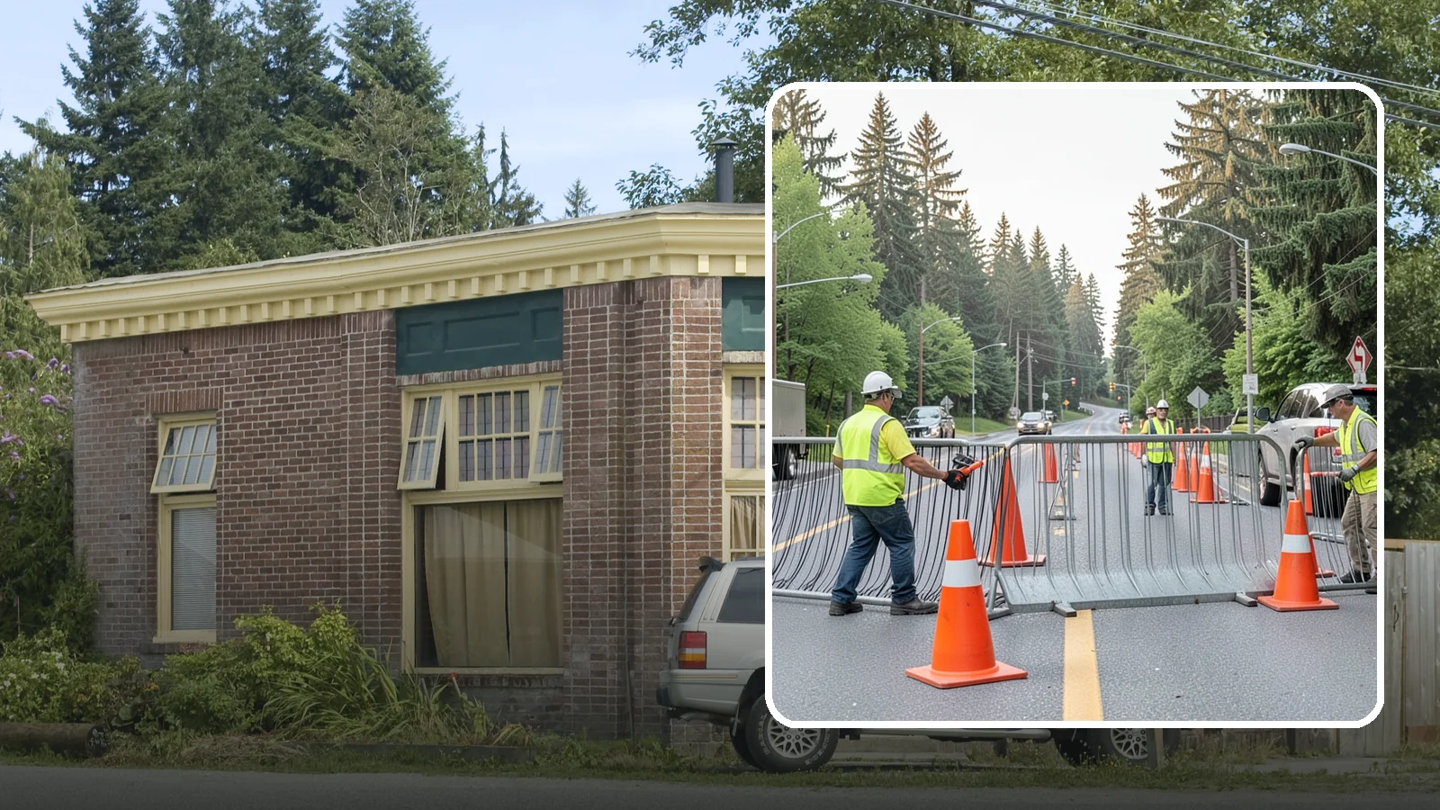 Emergency Barricades in Hamilton, Skagit County, WA - Rapid deployment of barricades to secure hazards, close failed roadways, and protect the public during incidents.