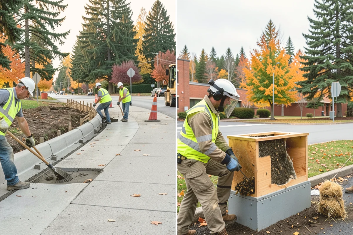 Emergency Barricades in Kirkland, King County, WA - Confirm hazard location and required closure extent with agency staff