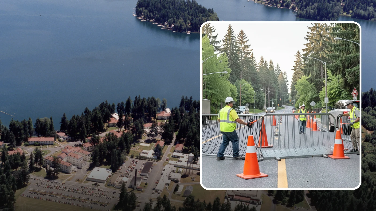 Emergency Barricades in Lakewood, Pierce County, WA - Rapid deployment of barricades to secure hazards, close failed roadways, and protect the public during incidents.