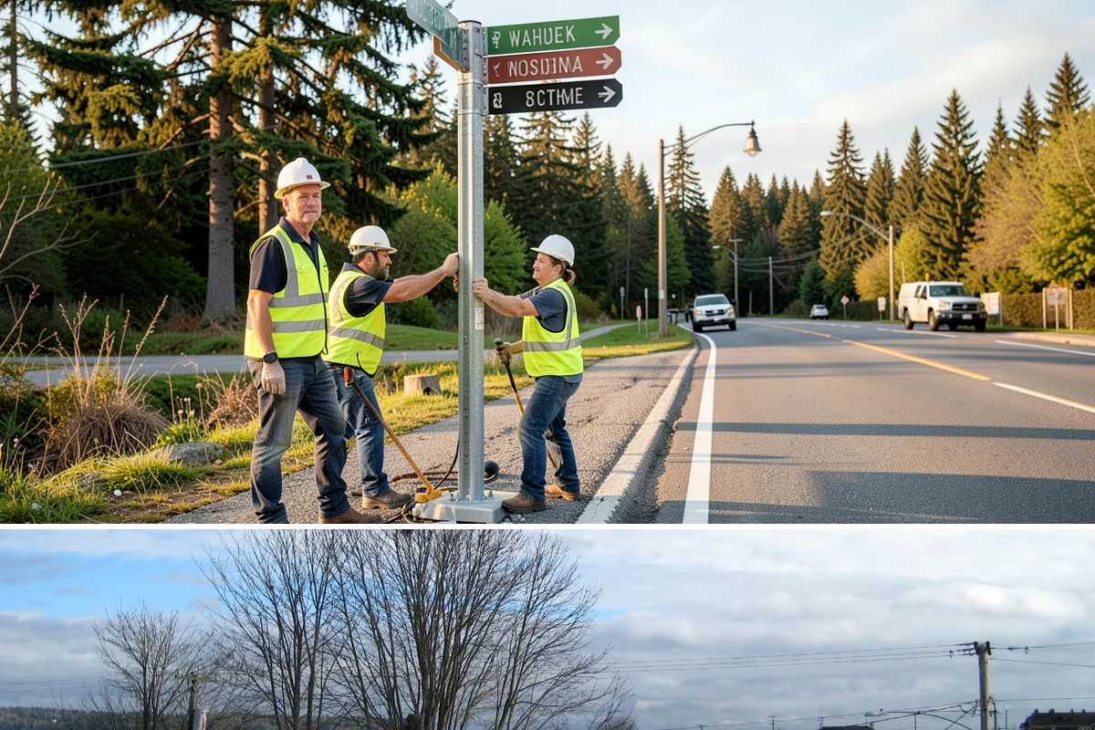 Emergency Barricades in Langley, Island County, WA - Barricade demand rises during the wet season from November through March when washouts and slope failures force sudden closures.