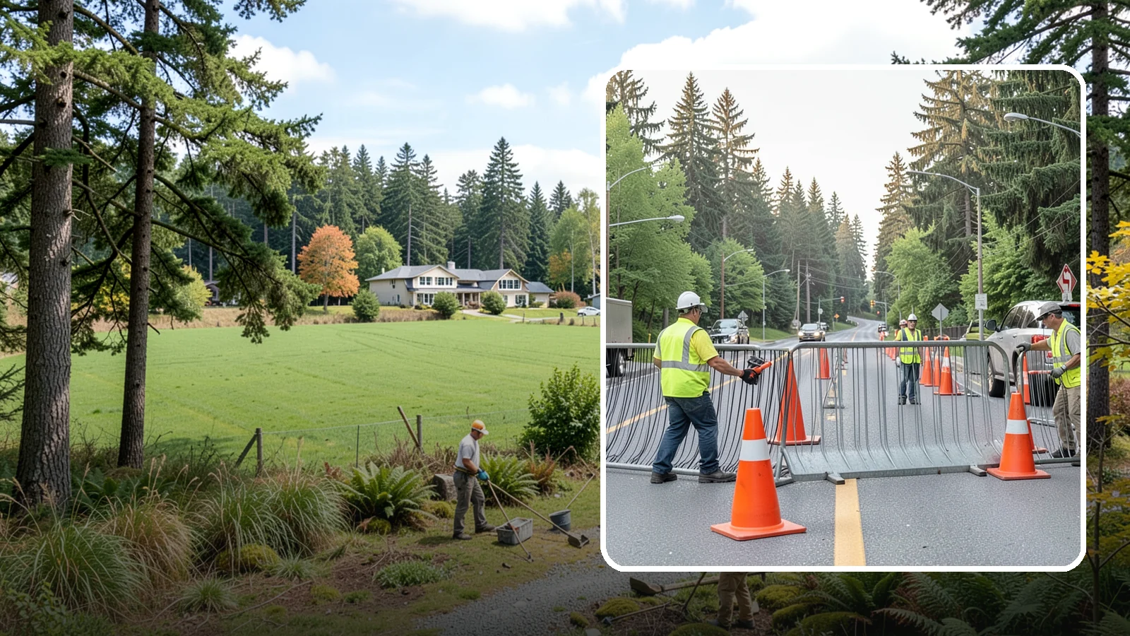 Emergency Barricades in Lyman, Skagit County, WA - Rapid deployment of barricades to secure hazards, close failed roadways, and protect the public during incidents.