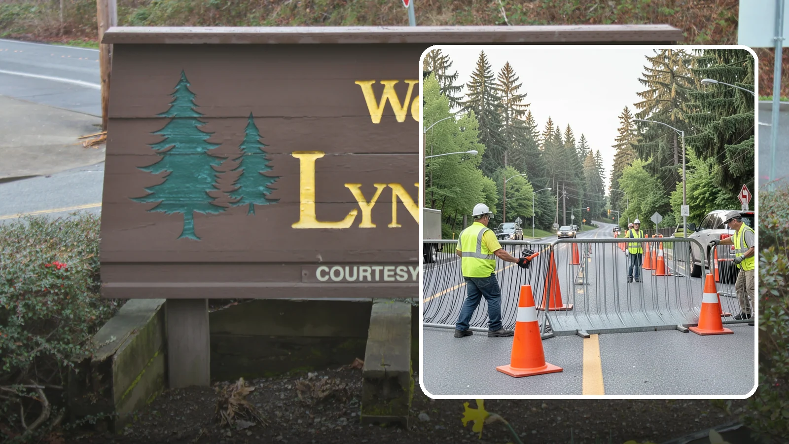 Emergency Barricades in Lynnwood, Snohomish County, WA - Rapid deployment of barricades to secure hazards, close failed roadways, and protect the public during incidents.