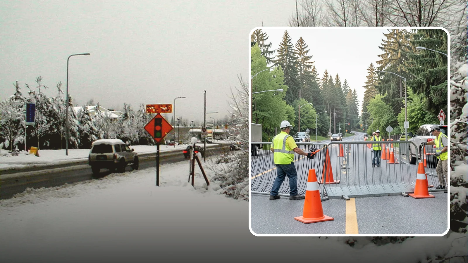 Emergency Barricades in Newcastle, King County, WA - Rapid deployment of barricades to secure hazards, close failed roadways, and protect the public during incidents.
