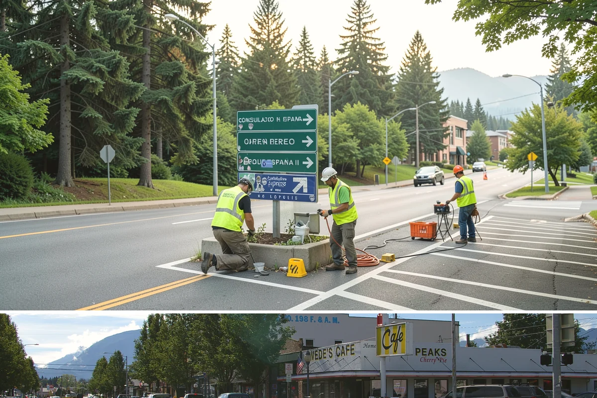 Emergency Barricades in North Bend, King County, WA - Barricade demand rises during the wet season from November through March when washouts and slope failures force sudden closures.
