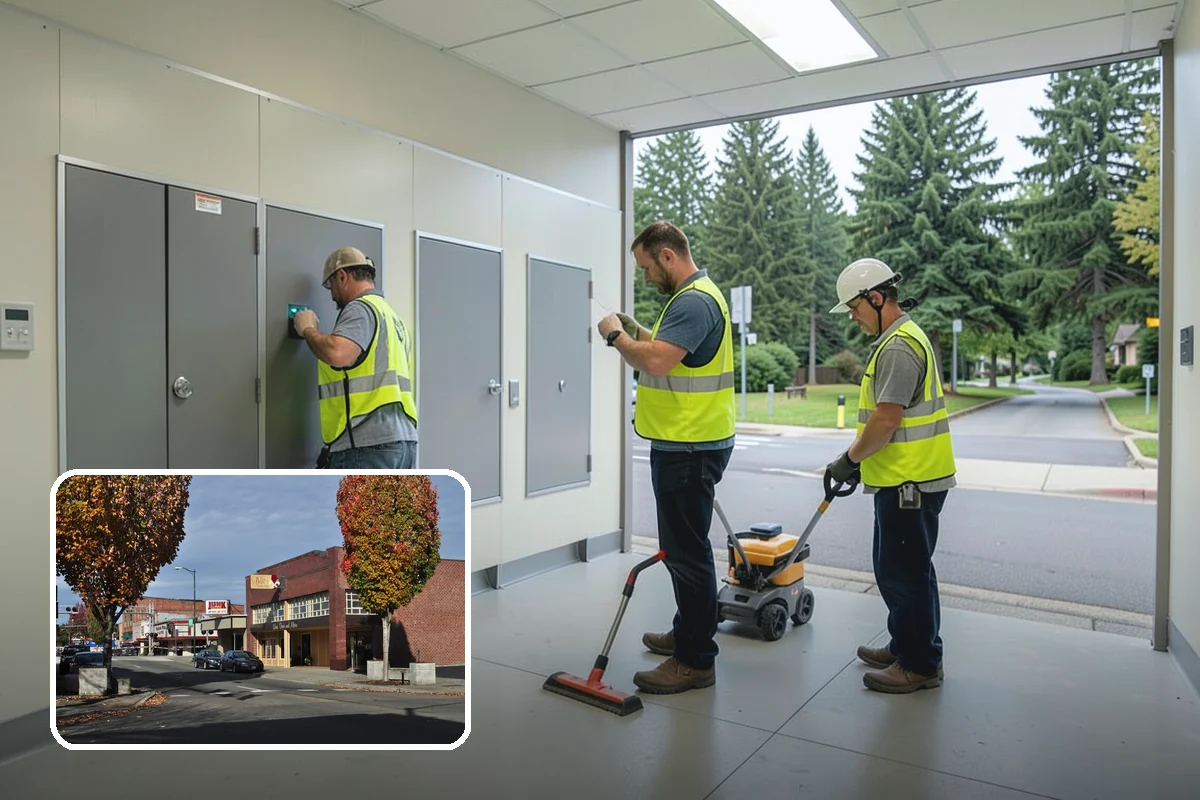 Emergency Barricades in Puyallup, Pierce County, WA - Secures hazardous areas within hours using compliant devices