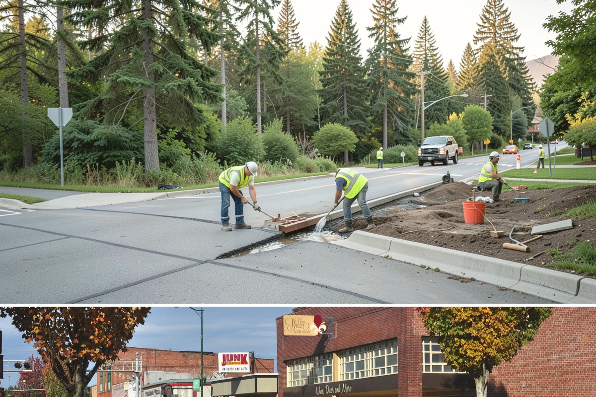 Emergency Barricades in Puyallup, Pierce County, WA - Barricade demand rises during the wet season from November through March when washouts and slope failures force sudden closures.