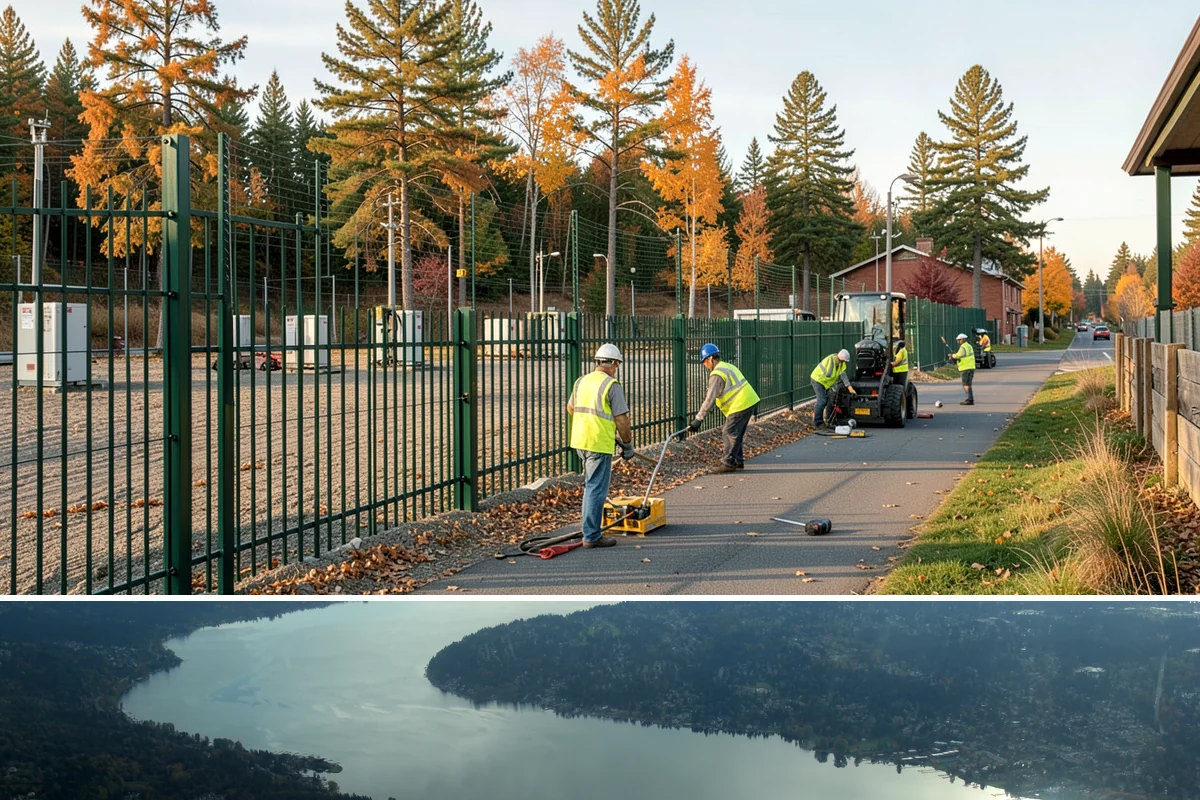 Emergency Barricades in Sammamish, King County, WA - Barricade demand rises during the wet season from November through March when washouts and slope failures force sudden closures.