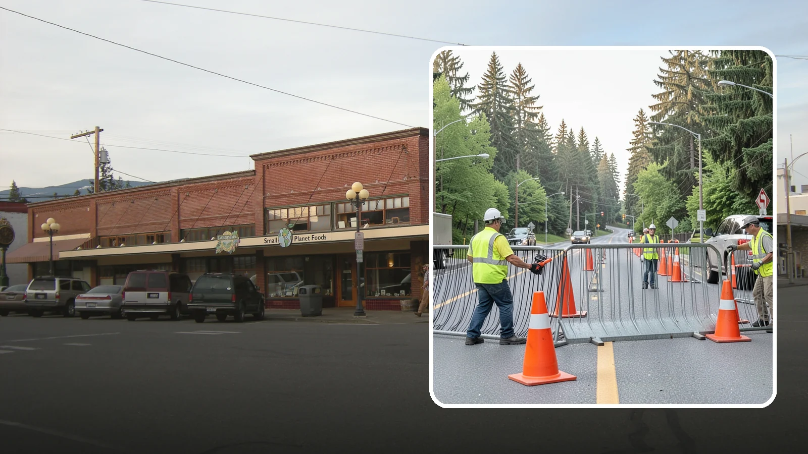 Emergency Barricades in Sedro-Woolley, Skagit County, WA - Rapid deployment of barricades to secure hazards, close failed roadways, and protect the public during incidents.