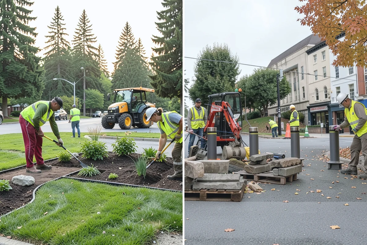 Emergency Barricades in Skykomish, King County, WA - Confirm hazard location and required closure extent with agency staff
