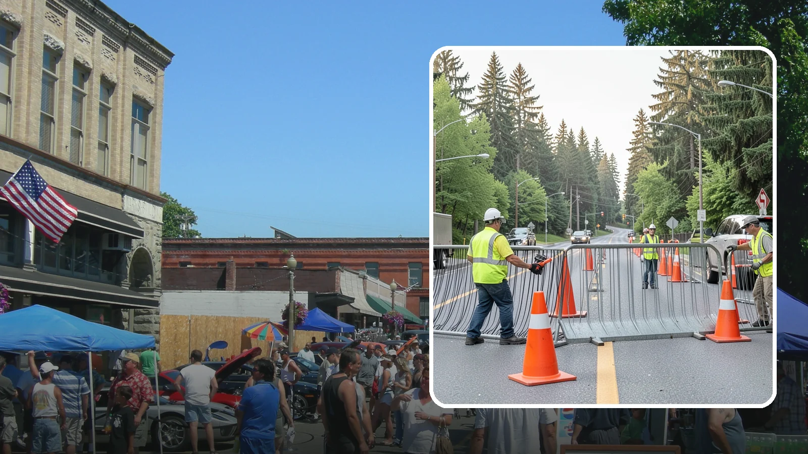 Emergency Barricades in Snohomish, Snohomish County, WA - Rapid deployment of barricades to secure hazards, close failed roadways, and protect the public during incidents.