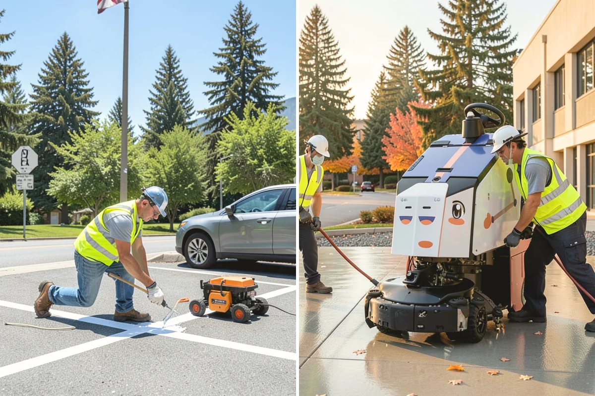 Emergency Barricades in University Place, Pierce County, WA - Confirm hazard location and required closure extent with agency staff