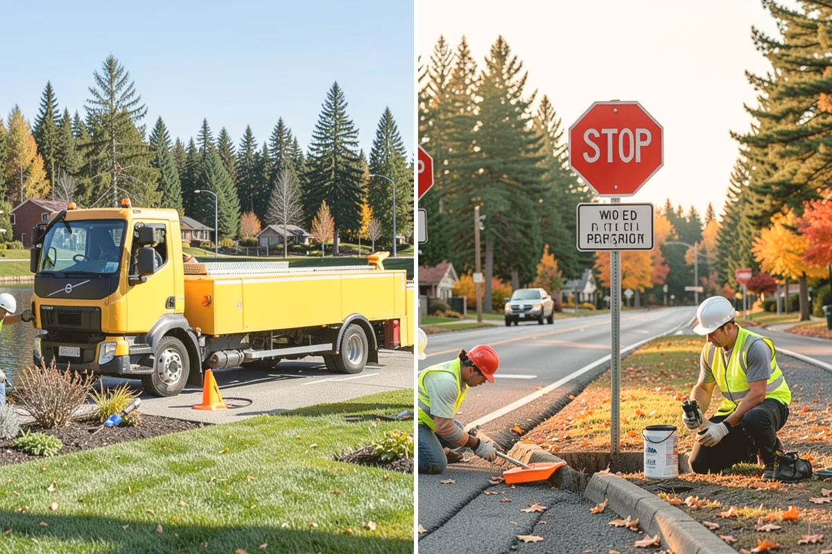 Emergency Erosion Control in Bellevue, King County, WA - Assess the erosion threat and identify runoff pathways