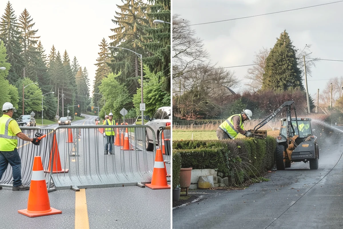 Emergency Erosion Control in Burlington, Skagit County, WA - Assess the erosion threat and identify runoff pathways