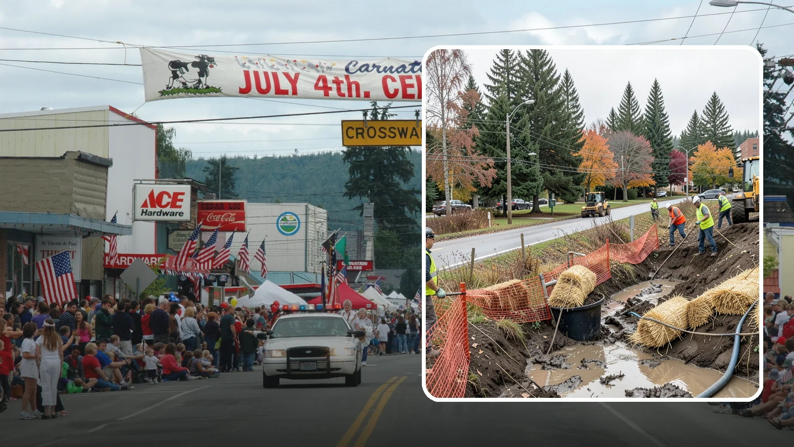 Emergency Erosion Control in Carnation, King County, WA - Immediate erosion measures to protect slopes, waterways, and public infrastructure during and after storm events.